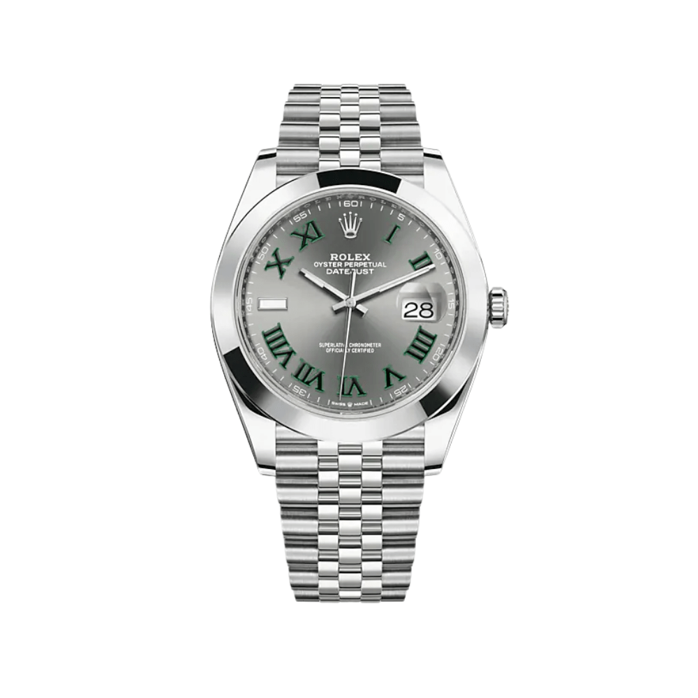 Rolex Datejust 126300 'Wimbledon' Stainless Steel Slate Dial Jubilee (2023) - View 2