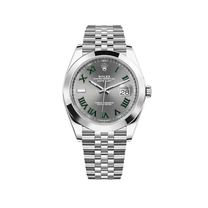 Rolex Datejust 126300 'Wimbledon' Stainless Steel Slate Dial Jubilee (2023) - View 2