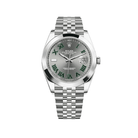 Rolex Datejust 126300 'Wimbledon' Stainless Steel Slate Dial Jubilee (2023) - View 2