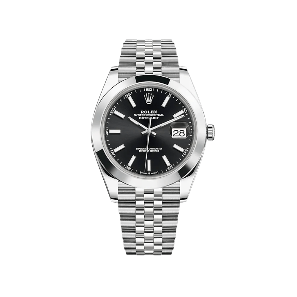 Rolex Datejust 126300 Stainless Steel Black Dial Jubilee - View 2