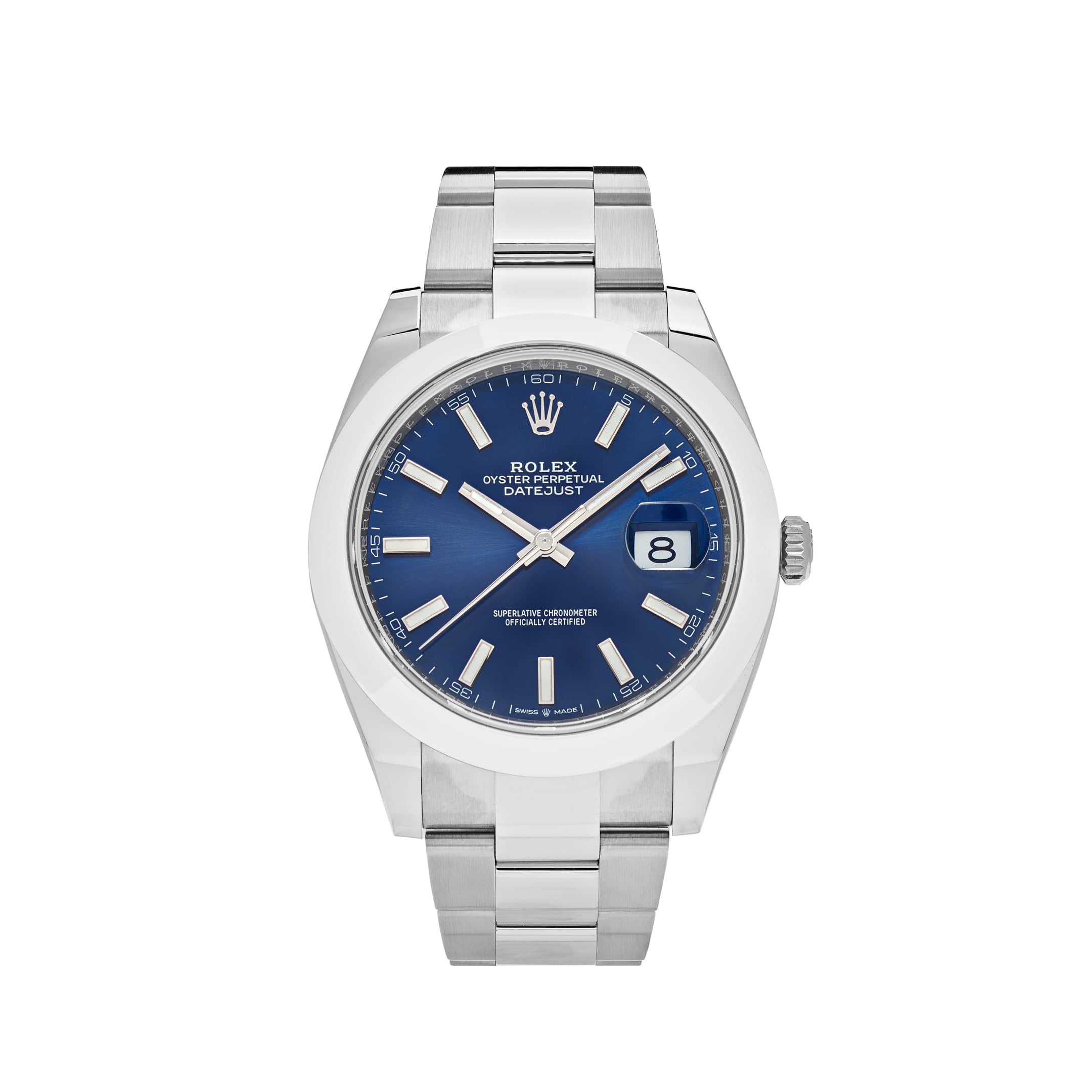 Rolex Datejust 126300 Stainless Steel Blue Dial Oyster - View 13