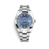 Rolex Datejust 126300 Stainless Steel Blue Roman Dial Oyster