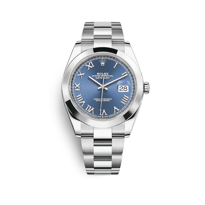 Rolex Datejust 126300 Stainless Steel Blue Roman Dial Oyster - View 2