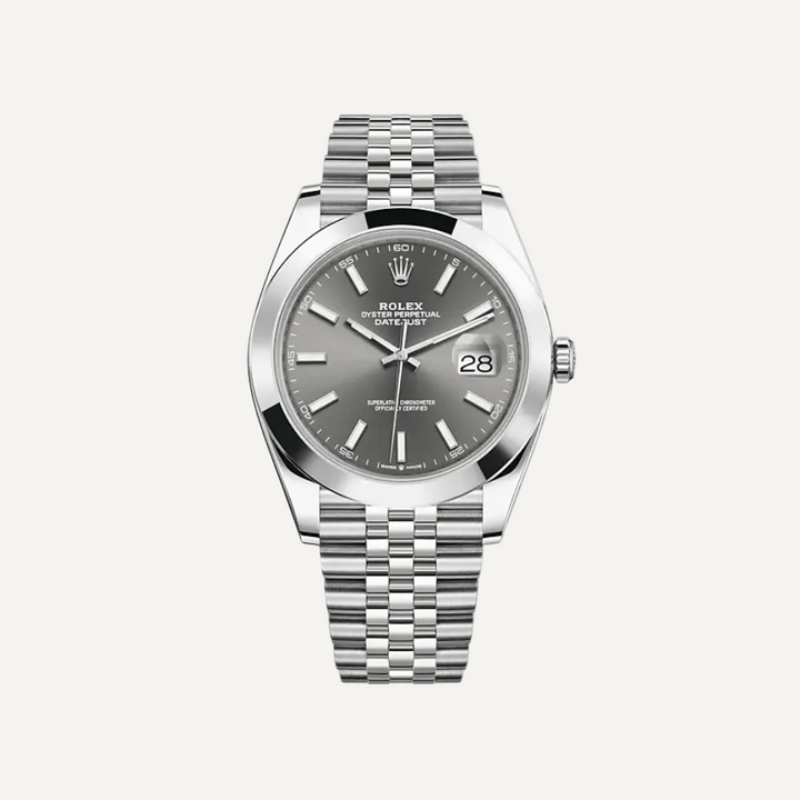 Rolex Datejust 126300 Stainless Steel Slate Dial Jubilee - View 2