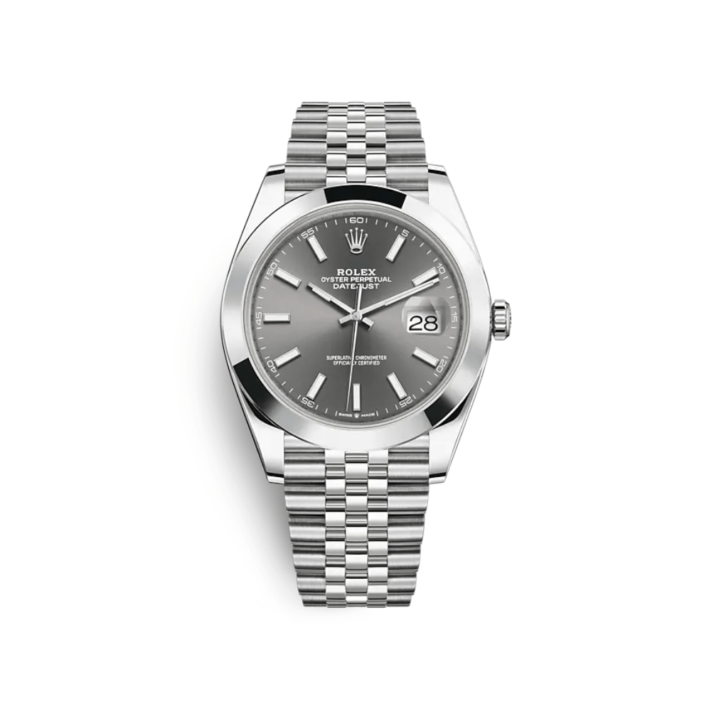 Rolex Datejust 126300 Stainless Steel Slate Dial Jubilee - View 2