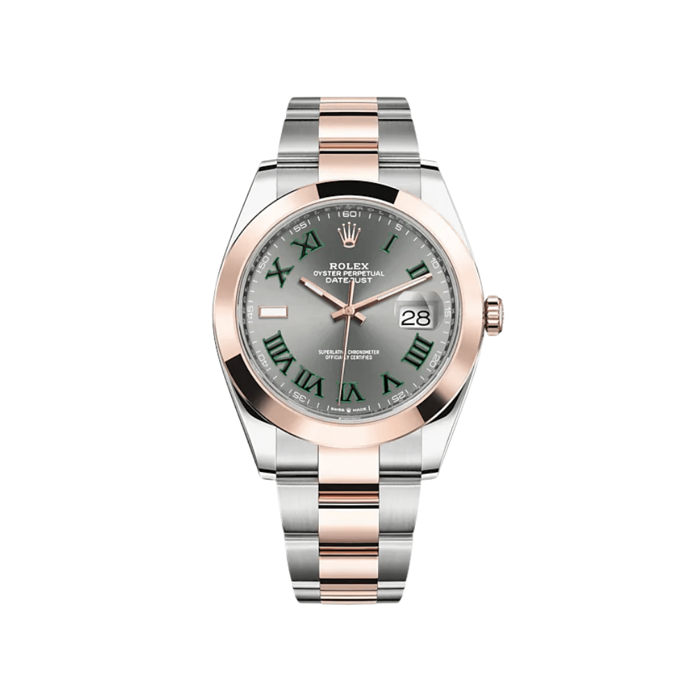 Rolex Datejust 126301 Stainless Steel Rose Gold Slate Dial - View 2