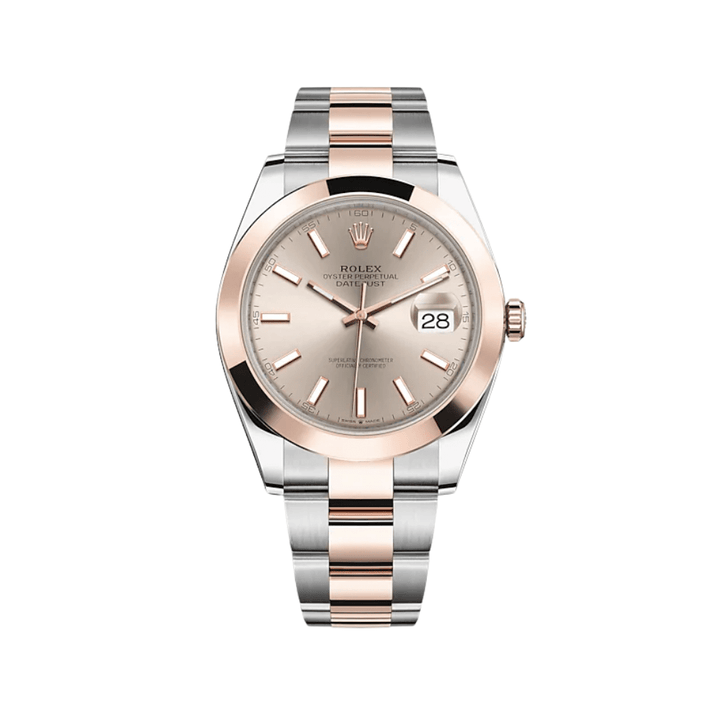 Rolex Datejust 126301 Stainless Steel Rose Gold Sundust Dial - View 2