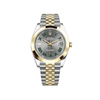 Rolex Datejust 126303 'Wimbledon' Yellow Gold Stainless Steel Slate Dial