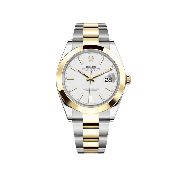 Rolex Datejust 126303 Stainless Steel Yellow Gold White Dial - View 2