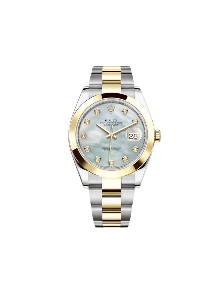 Rolex Datejust 126303 Stainless Steel Yellow Gold Mother of Pearl Diamond Dial - View 2