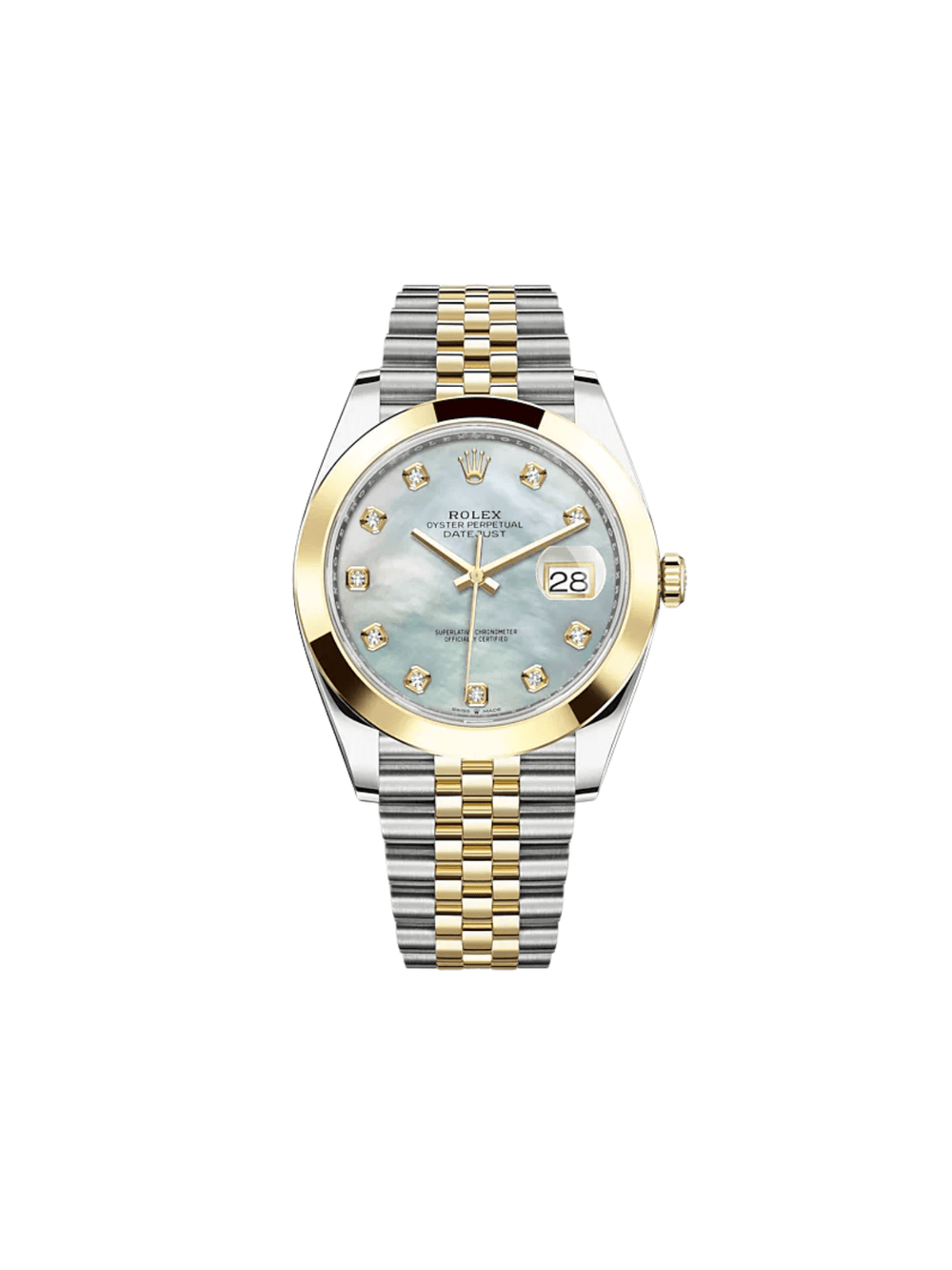 Rolex Datejust 126303 Stainless Steel Yellow Gold Mother of Pearl Diamond Dial Jubilee - View 2
