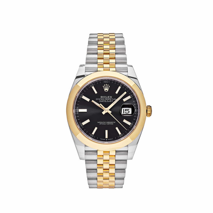 Rolex Datejust 126303 Stainless Steel Yellow Gold Black Dial Jubilee (2022) - View 4