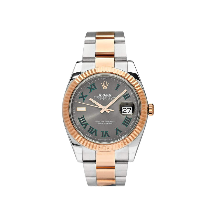 Rolex Datejust 126331 'Wimbledon' Rose Gold Stainless Steel - View 4