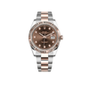 Rolex Datejust 126331 Rose Gold Stainless Steel Chocolate Diamond Dial