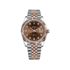 Rolex Datejust 126331 Rose Gold Stainless Steel Chocolate Diamond Dial Jubilee