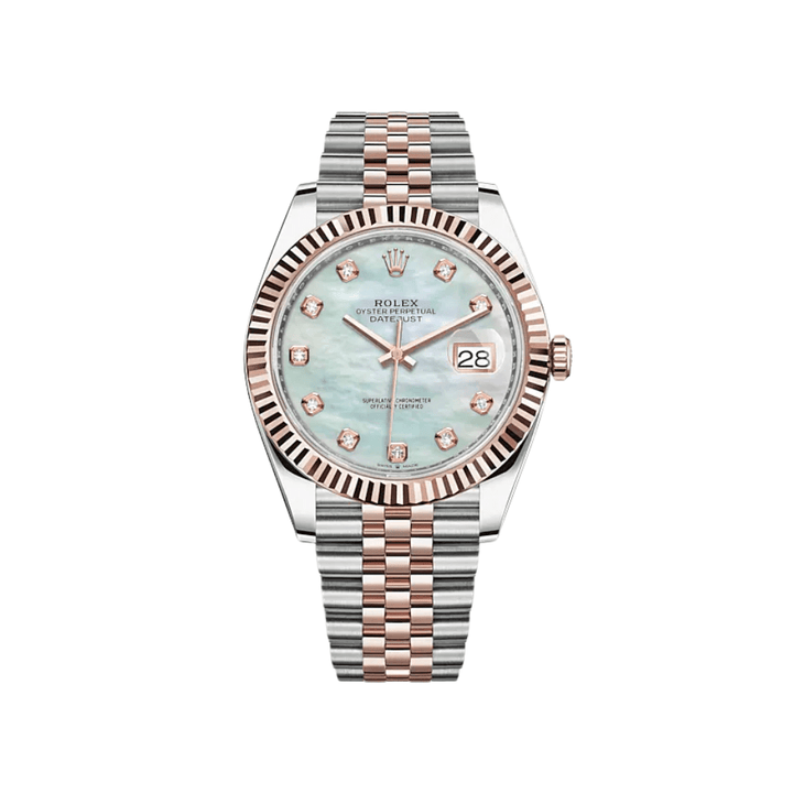 Rolex Datejust 126331 Rose Gold Stainless Steel MOP Diamond Dial Jubilee - View 2