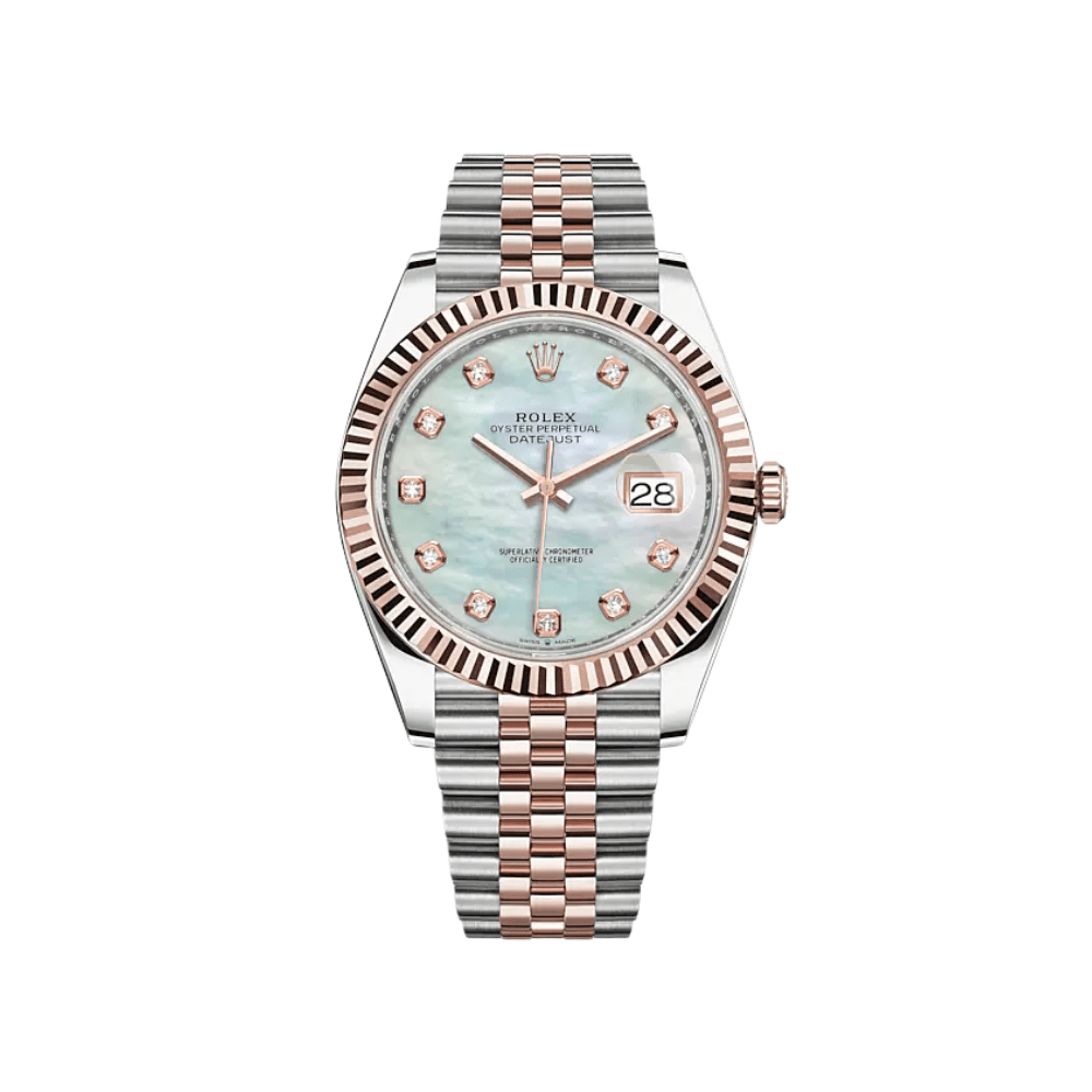 Rolex Datejust 126331 Rose Gold Stainless Steel MOP Diamond Dial Jubilee - View 2