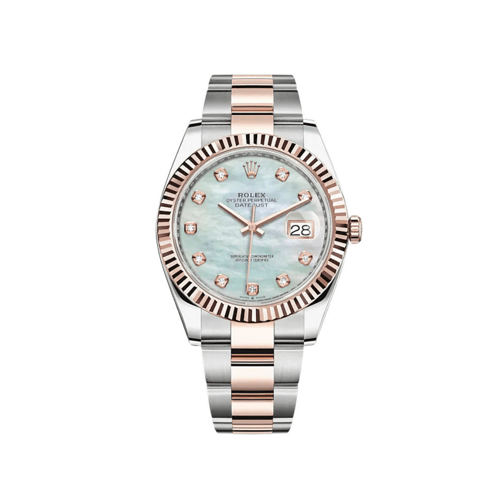 Rolex Datejust 126331 Rose Gold Stainless Steel MOP Diamond Dial - View 2