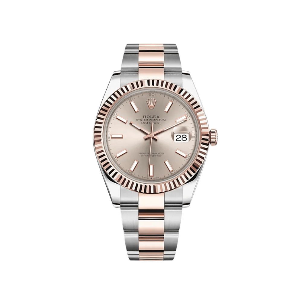 Rolex Datejust 126331 Rose Gold Stainless Steel Sundust Dial - View 2