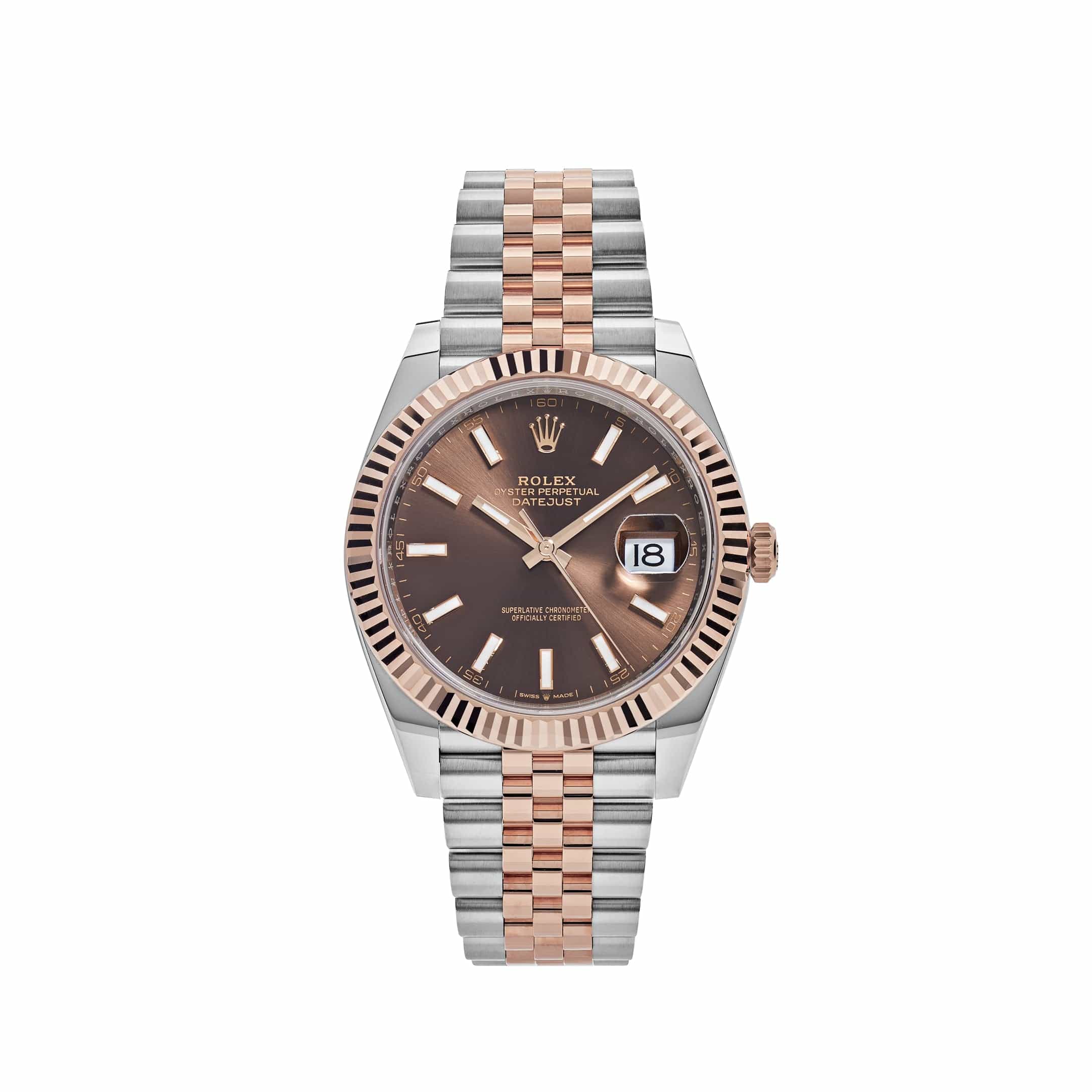 Rolex Datejust 126331 Two-Toned Rose Gold Stainless Steel Brown Dial (2023) - View 13