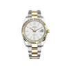 Rolex Datejust 126333 Oro Amarillo Acero Inoxidable Esfera Blanca