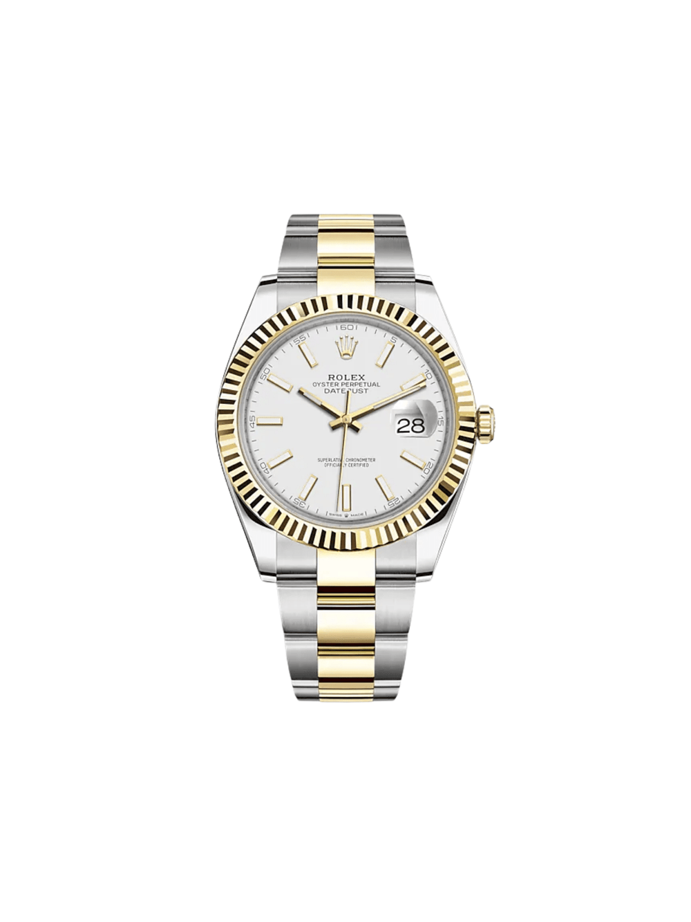 Rolex Datejust 126333 Yellow Gold Stainless Steel White Dial - View 2