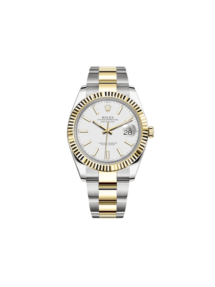 Rolex Datejust 126333 Yellow Gold Stainless Steel White Dial - View 2