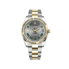 Rolex Datejust 126333 Oro Amarillo Acero Inoxidable Esfera Romana Gris/Verde