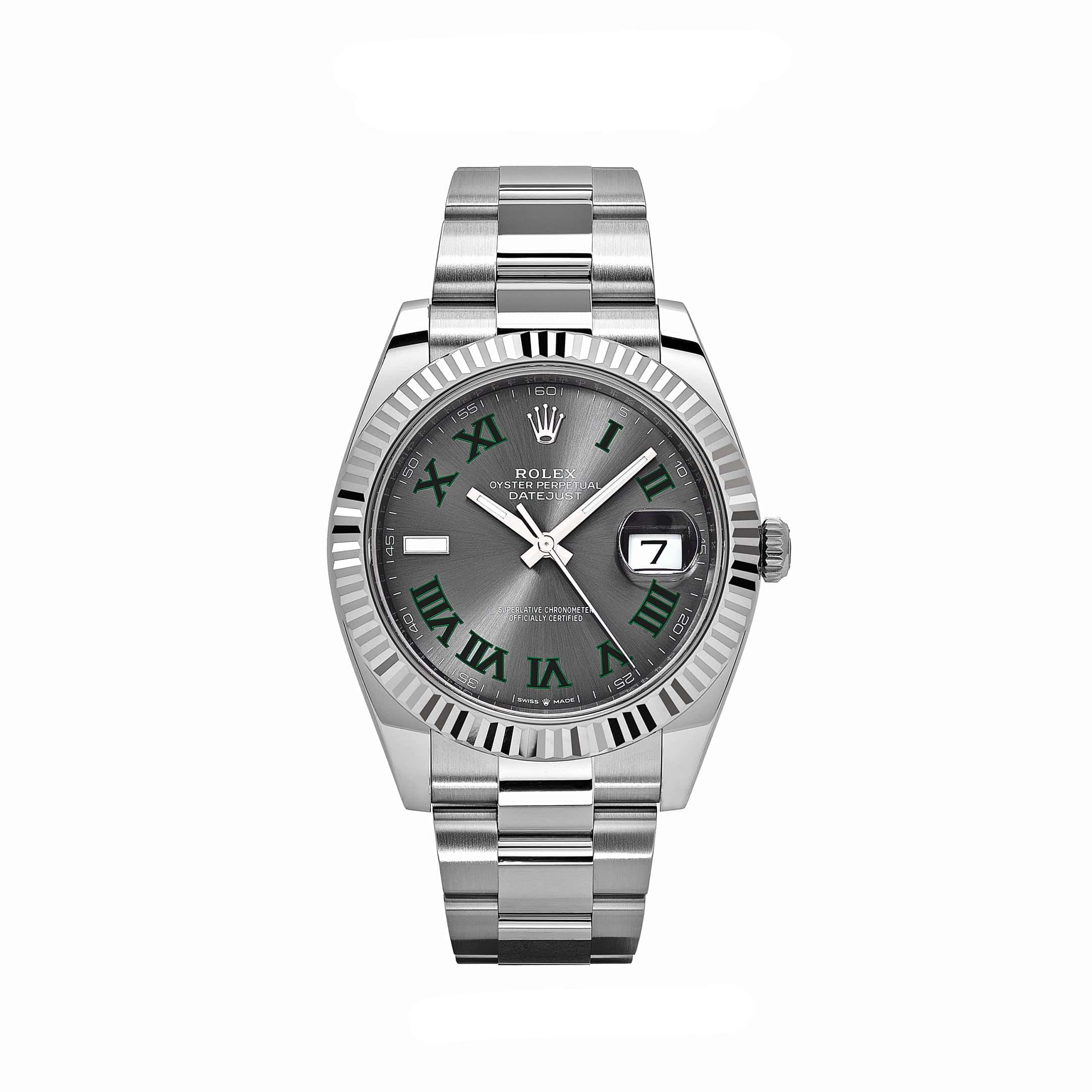 Rolex Datejust 126334 'Wimbledon' Stainless Steel Slate Dial Oyster (2024) - View 13