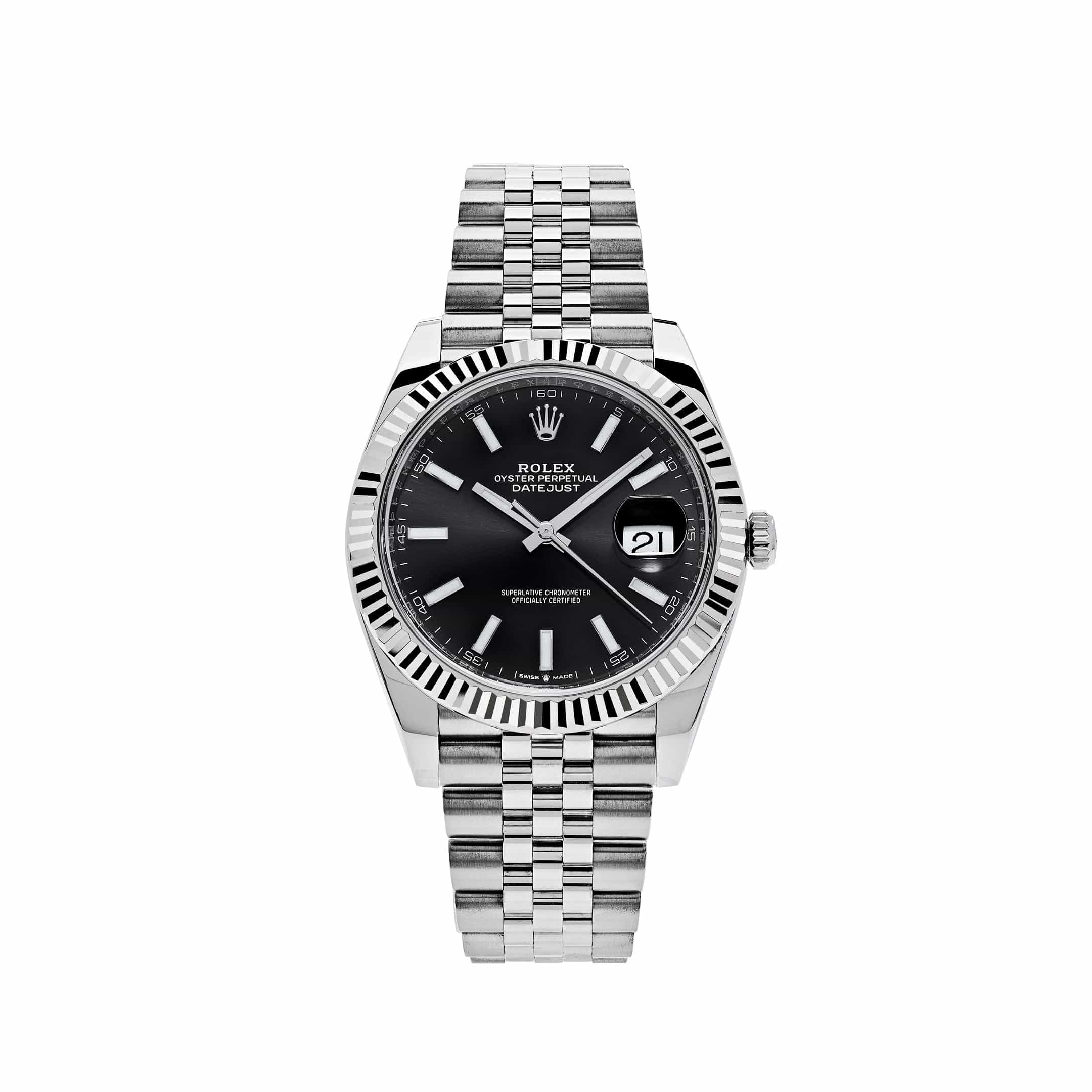 Rolex Datejust 126334 Stainless Steel Black Dial Jubilee Bracelet - View 4