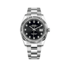 Rolex Datejust 126334 Oyster de Acero Inoxidable Esfera Negra de Diamantes