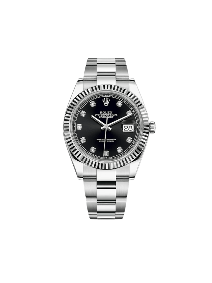Rolex Datejust 126334 Stainless Steel Black Diamond Dial Oyster - View 2