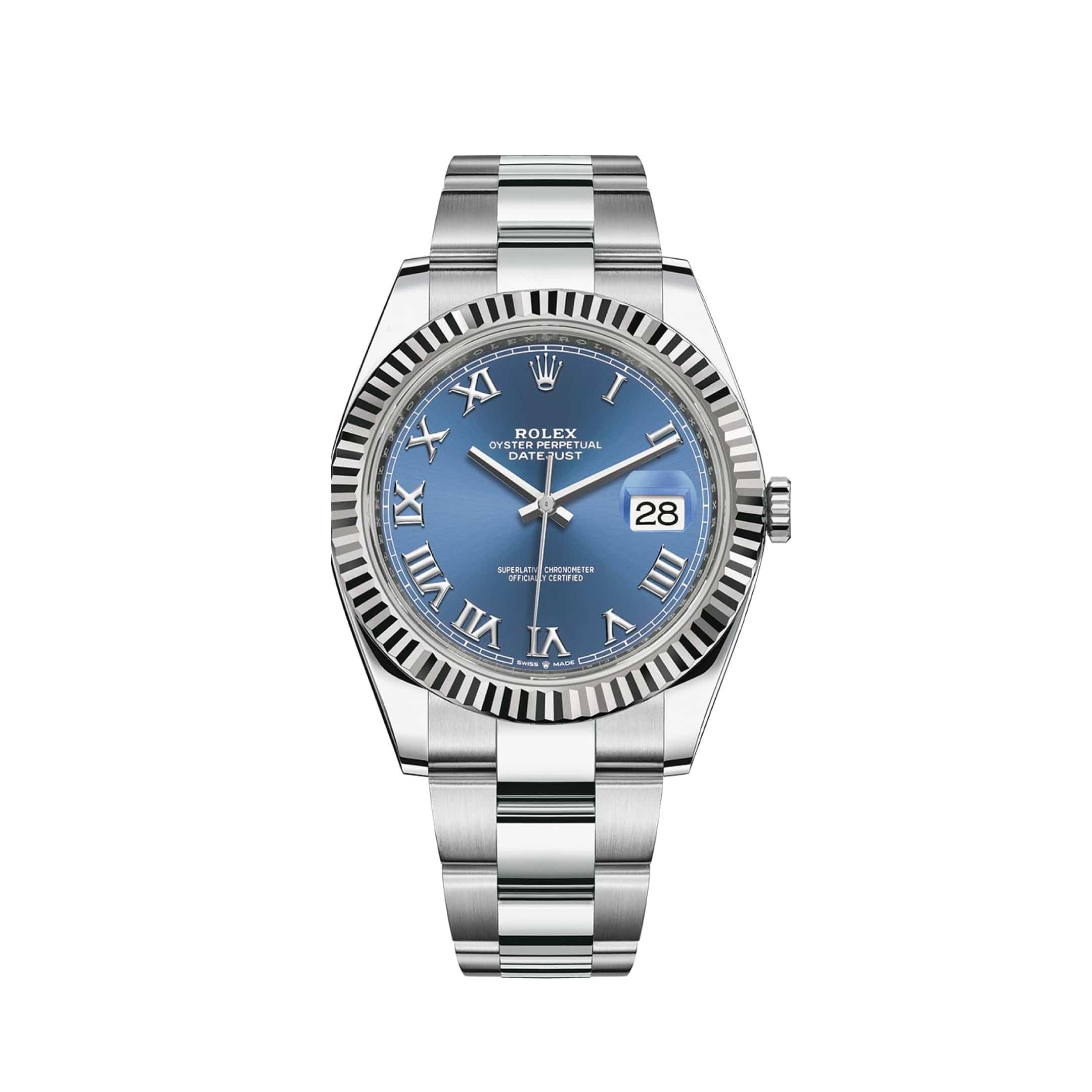 Rolex Datejust 126334 Stainless Steel Blue Dial Oyster (2021) - View 6