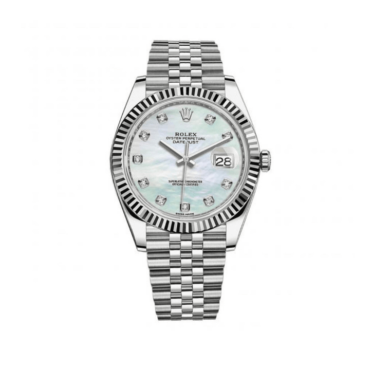 Rolex Datejust 126334 Stainless Steel Diamond Mother Of Pearl Dial Jubilee - View 8