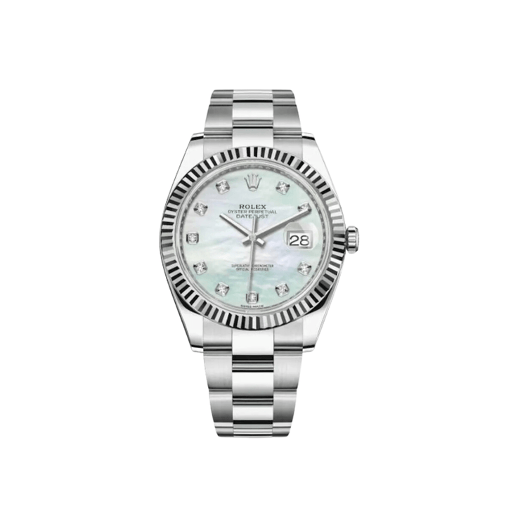 Rolex Datejust 126334 Stainless Steel Diamond Mother Of Pearl Dial - View 6