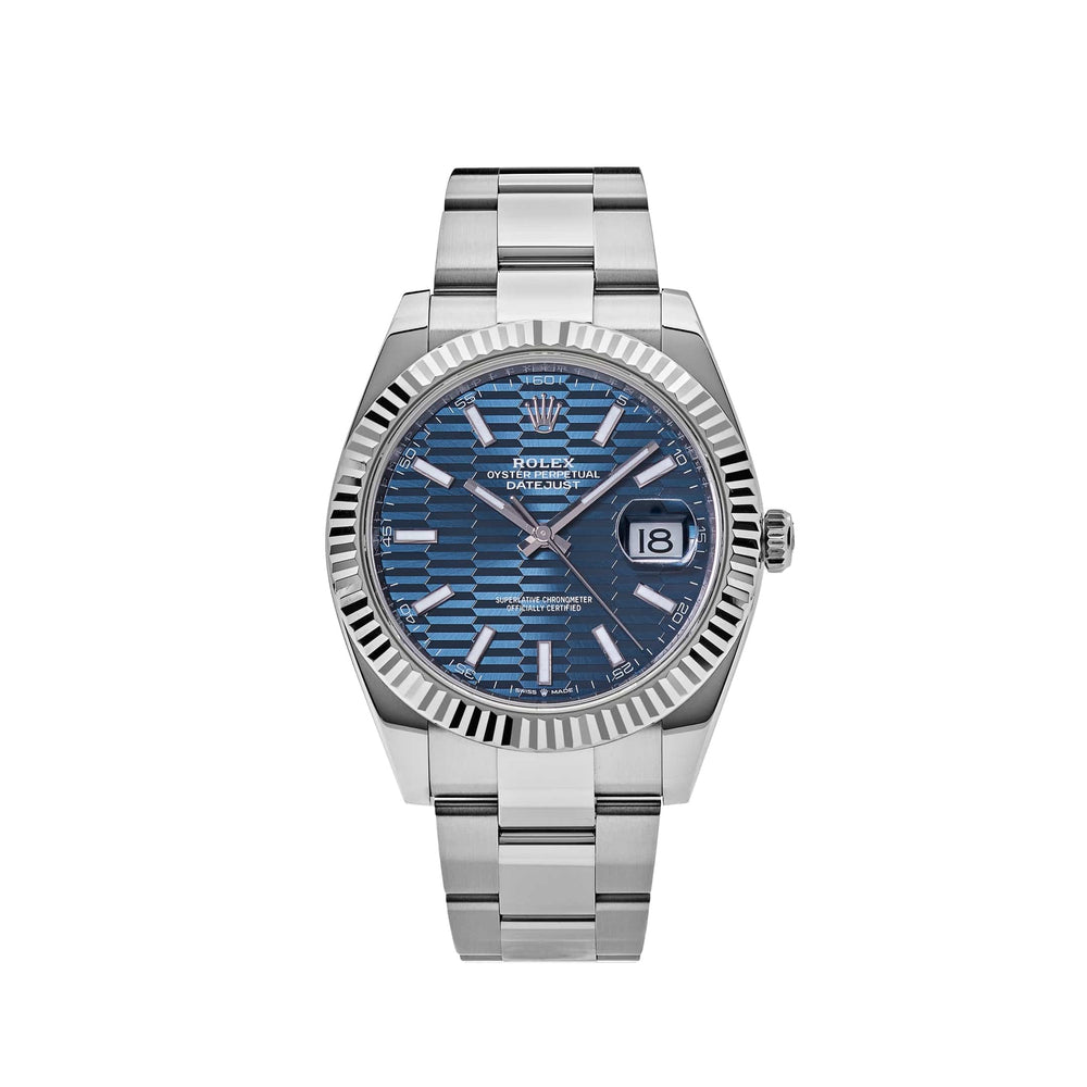 Rolex Datejust 126334 Stainless Steel Fluted Motif Blue Dial Oyster (2023) - View 7