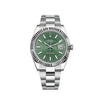 Rolex Datejust 126334 Acero Inoxidable Esfera Verde con Motivo Brazalete Oyster