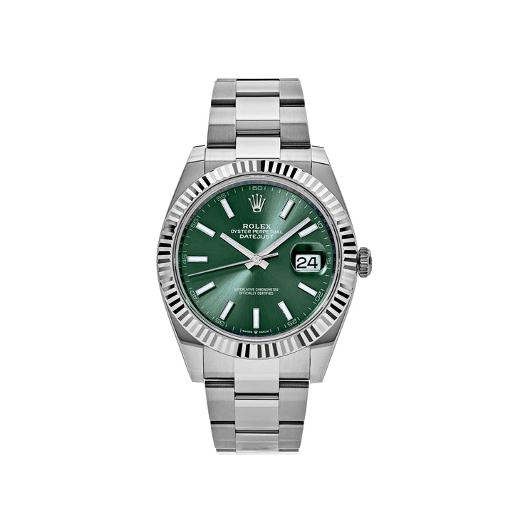 Rolex Datejust 126334 Stainless Steel Mint Green Dial Oyster (2024) - View 13