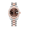 Rolex Datejust 178341 Oro Rosa Acero Inoxidable con Esfera Color Chocolate para Señora