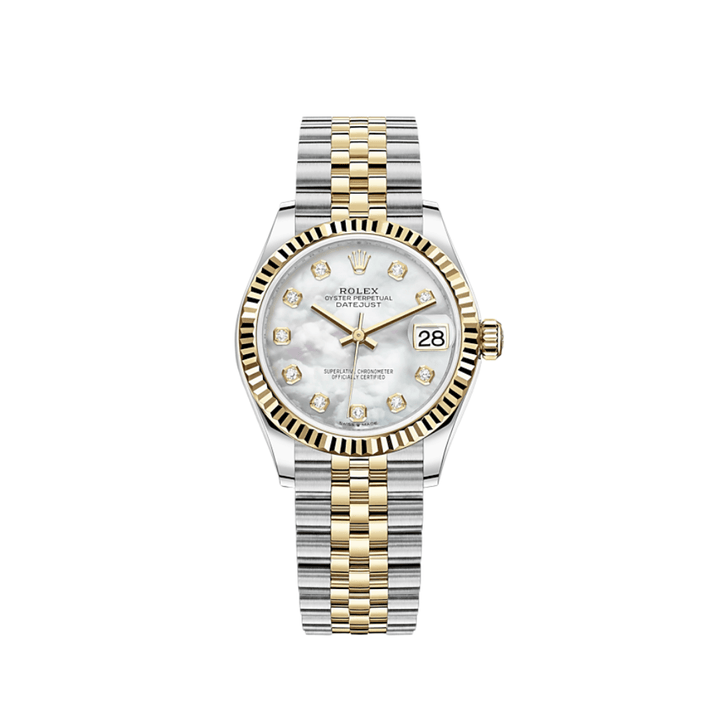 Rolex Datejust 278273 'Ladies' Yellow Gold Stainless Steel Mother of Pearl Dial - View 2