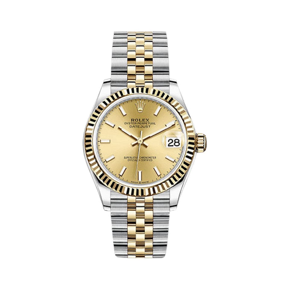 Rolex Datejust 278273 'Ladies' Yellow Gold Stainless Steel Champagne Dial - View 10