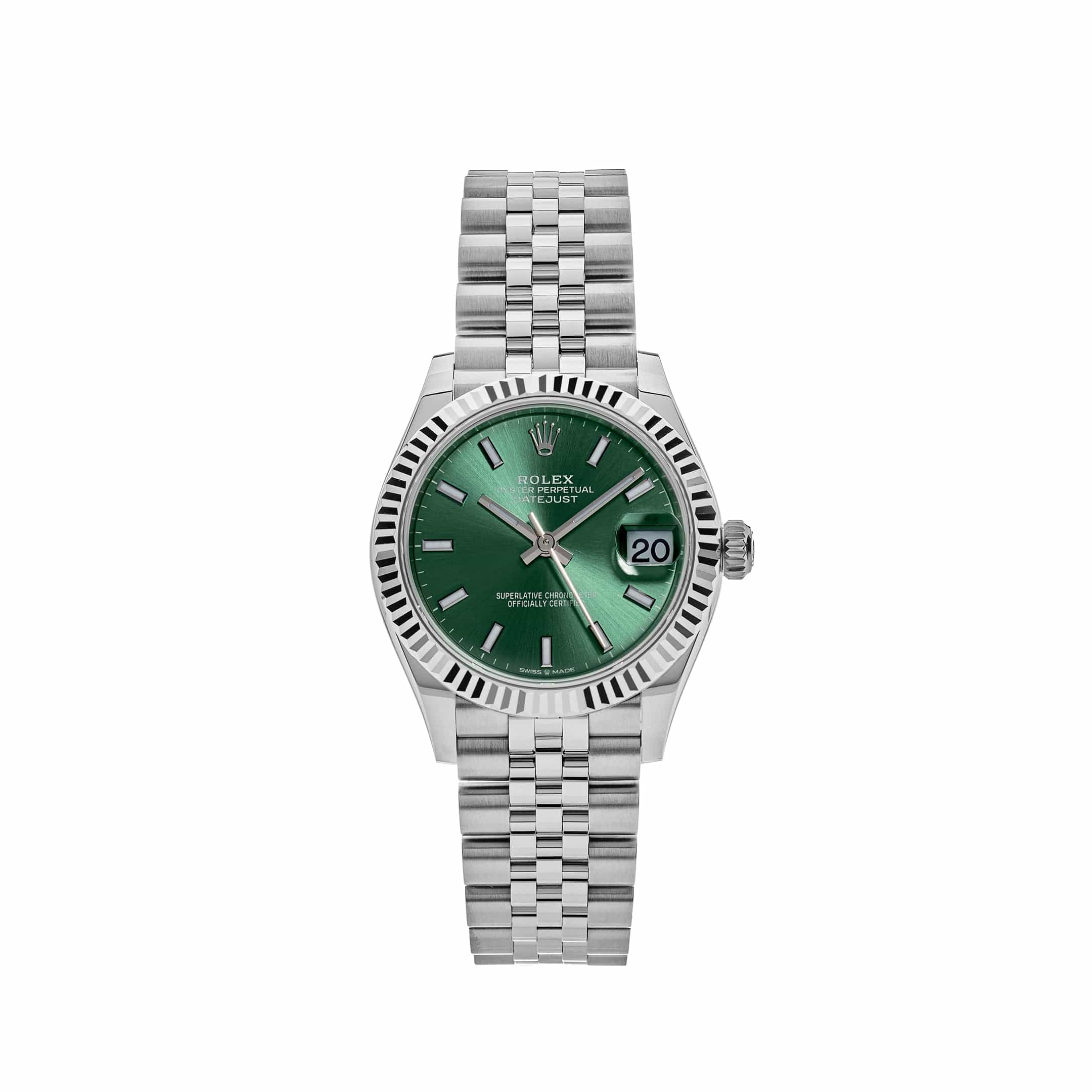 Rolex Datejust 278274 'Ladies' Stainless Steel Green Dial (2023) - View 13
