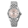 Rolex Datejust 278274 de acero inoxidable con esfera rosa para mujer