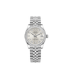 Rolex Datejust 278384RBR 'Señora' Oro Blanco Acero Inoxidable Esfera Plateada