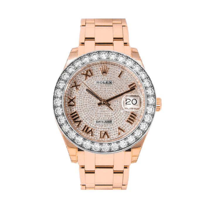 Rolex Datejust Pearlmaster 86285 Diamond Paved - View 2