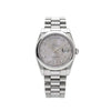 Rolex Day-Date 118206 Platinum Silver Diamond Dial