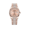 Rolex Day-Date 128235 Rose Gold Rosé Diamond Dial