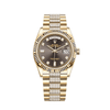 Rolex Day-Date 128238 Oro Amarillo Esfera Gris Diamantes