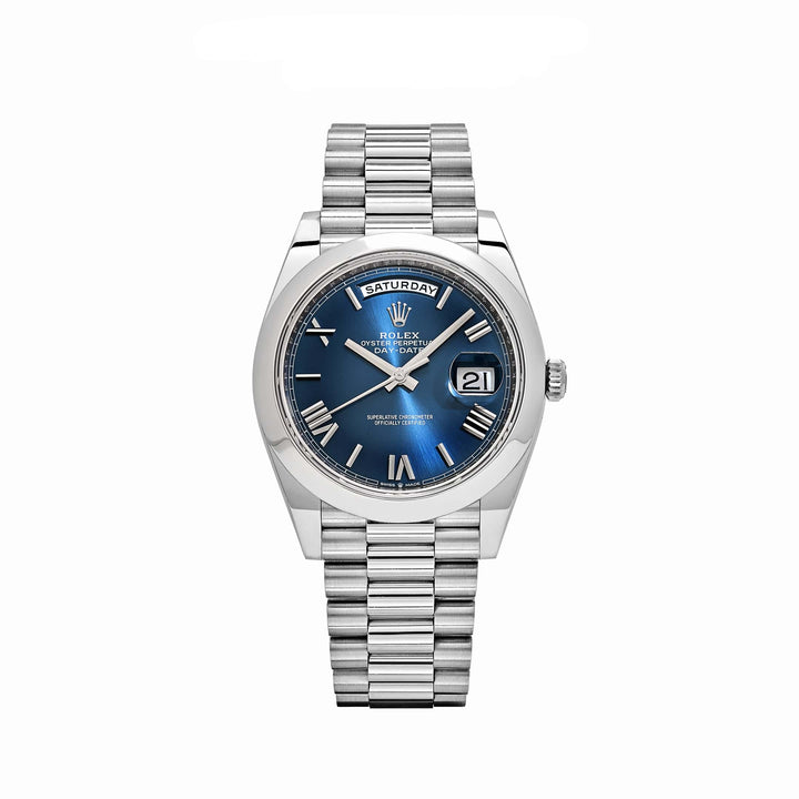 Rolex Day-Date 228206 Platinum Blue Dial (2022) - View 14
