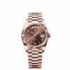Rolex Day-Date 228235 Rose Gold Chocolate Roman Dial
